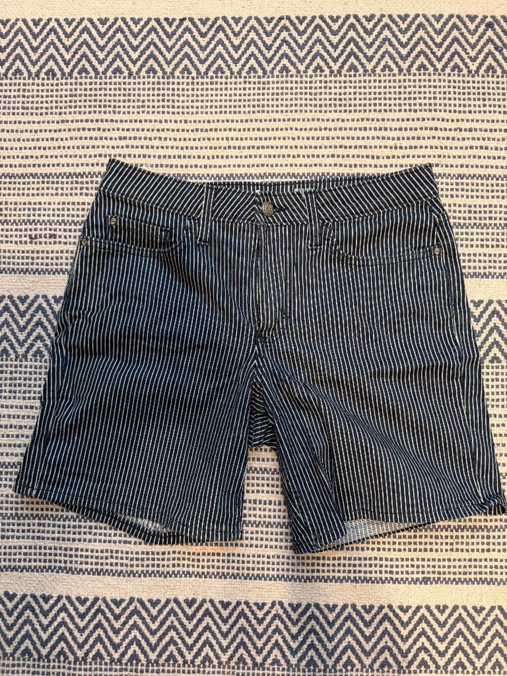 Lee Women’s Striped Shorts | Size 10 / Medium | Stretchy
